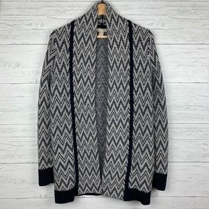 Banana Republic//Blue Chevron Cardigan Sweater